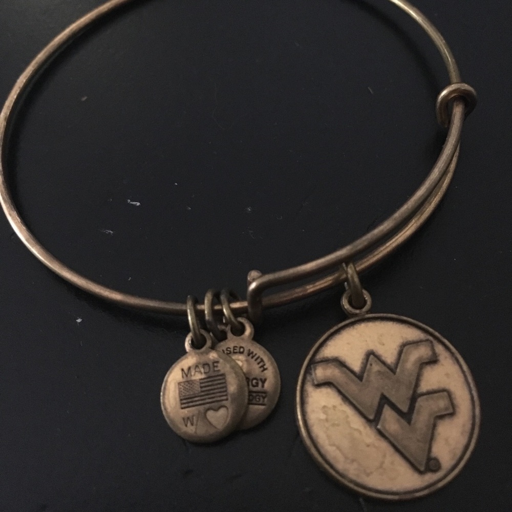 Alex and Ani Bracelet with the Flying WV #WVU